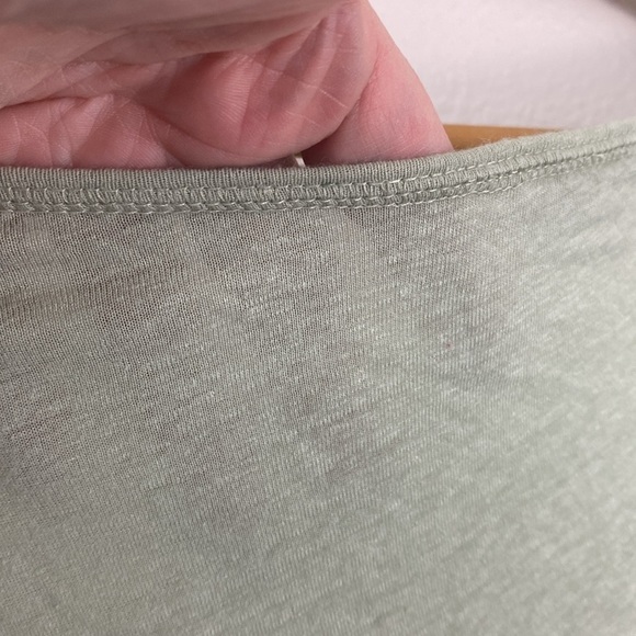 Calvin Klein Jeans Linen Blend Long Sleeve Light Green Shirt Size XL - Picture 5 of 7